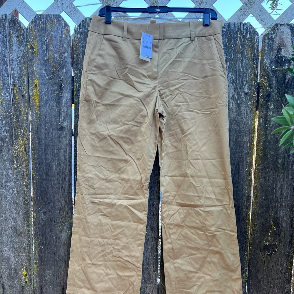 NEW WITH TAGS J. Crew Boot Cut Khaki Pants